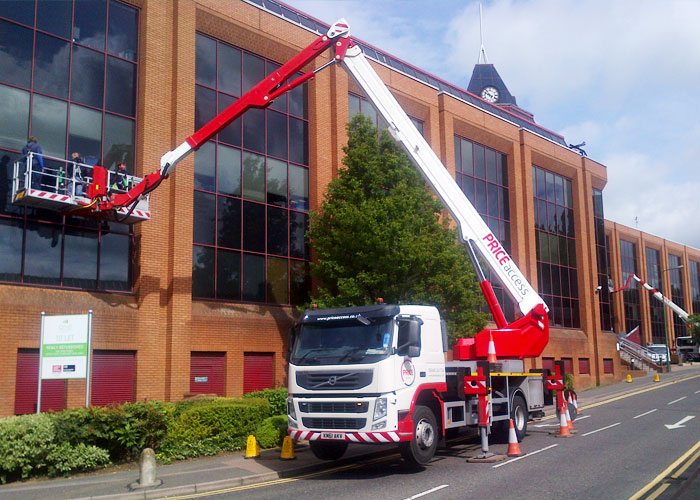 Different sizes of access platforms available including Bronto platforms
