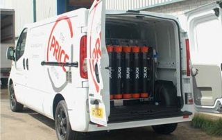 JV Price A-Team van with Ionic systems Zero reach and wash unit